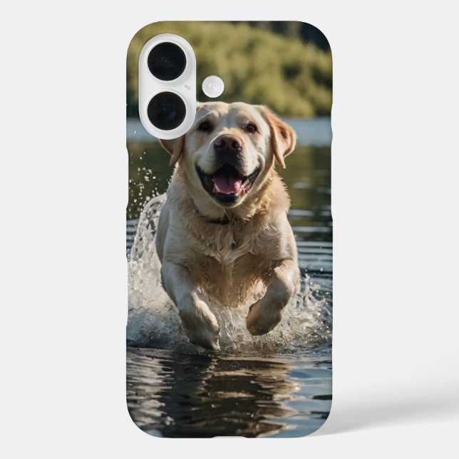 Coques Case-Mate iPhone Labrador Splash (Verso)