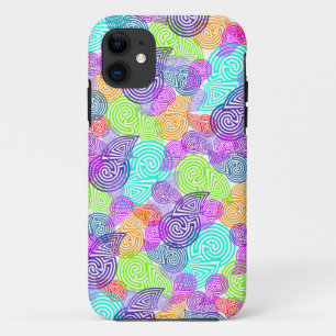 Coque Case-Mate Pour iPhone Labyrinthes d'art motif - pastel