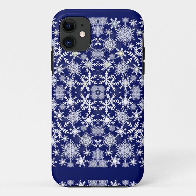 Coques Case-Mate iPhone Lace de Snowflakes (Dos)