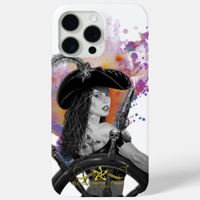 Coques Case-Mate iPhone Lady Black Corsair (Verso)
