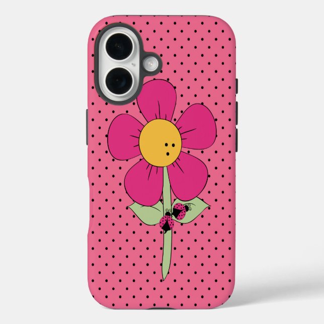 Coques Case-Mate iPhone Ladybugs Sur Les Pois (Verso)