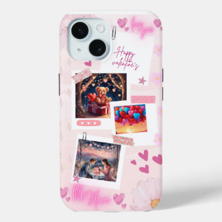 Coque Pour iPhone 15 L'affaire téléphonique de Valentine