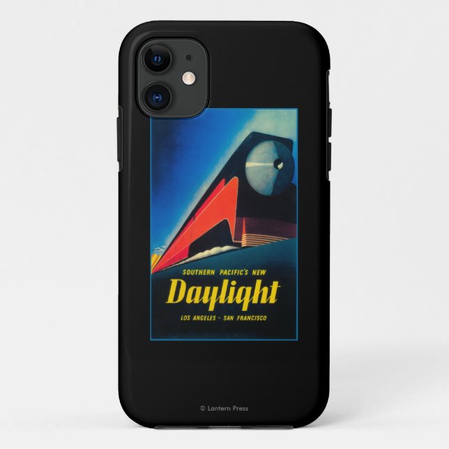 Coques Case-Mate iPhone L'affiche promotionnelle de train de lumière du (Dos)