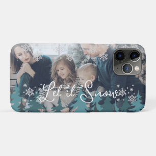Case-Mate iPhone Case Laisser neiger Snowflakes Pine Tree Photo de Noë