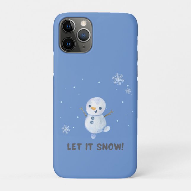 Coques Case-Mate iPhone Laissez-le neiger neige (Dos)