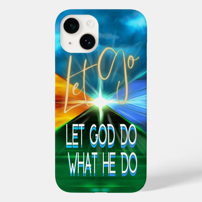Coques Case-Mate iPhone Laissons Dieu Faire Ce Qu'Il Fait (Verso)