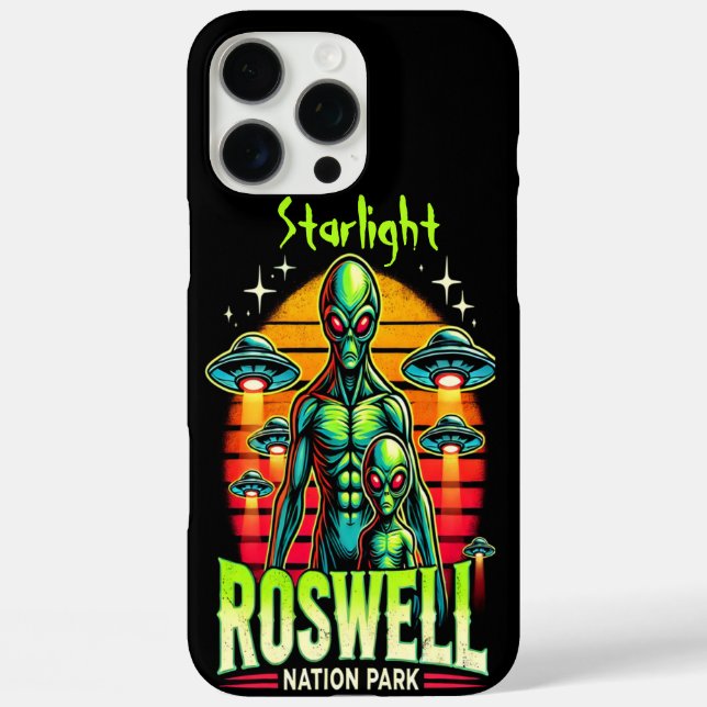 Coques Case-Mate iPhone L'Alien de Roswell Encounter Park attend ! (Verso)