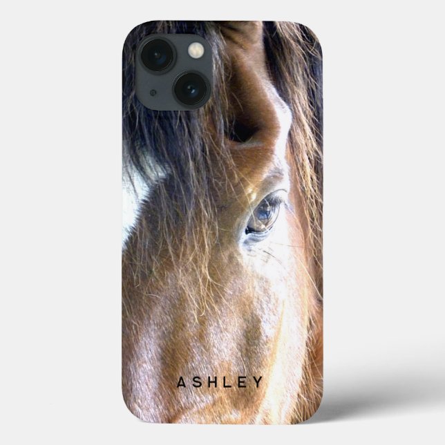 Coques Case-Mate iPhone L'âme | Cheval équin personnalisé (Verso)