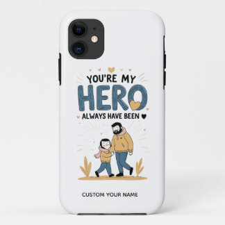 Case-Mate iPhone Case L'amour de poche – Tu es mon héros” PAPA