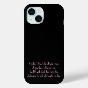 Coque Pour iPhone 15 L'amour d'une mère