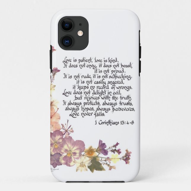 Coques Case-Mate iPhone L'amour est patient (Dos)