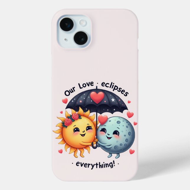 Coques Case-Mate iPhone L'amour mignon Éclipse Tout Adorable (Verso)