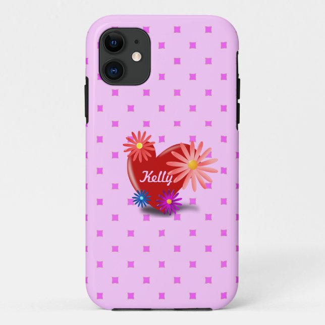 Coques Case-Mate iPhone L'amour rose (Dos)