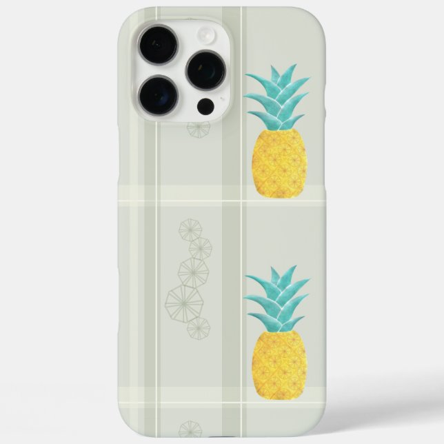Coques Case-Mate iPhone L'ananas rencontre Plaid (Verso)