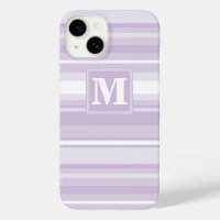 Landes violettes de chardon monogramme