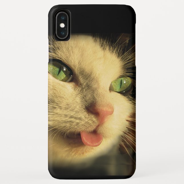 Coques Case-Mate iPhone Langue du chat (Dos)