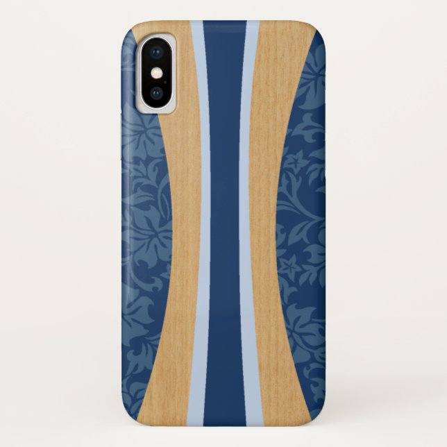 Coques Case-Mate iPhone Laniakea Hawaiian Faux Wood Surboard (Dos)