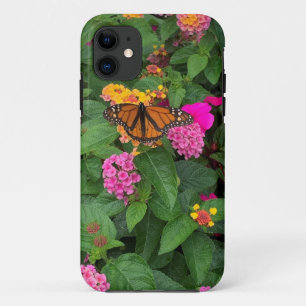 Case-Mate iPhone Case Lantana Floral Rose Jaune Vert avec Papillon
