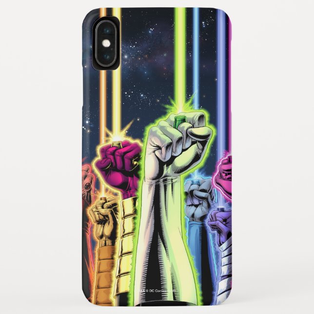 Coques Case-Mate iPhone Lanterne verte - Mains dans l'air (Dos)