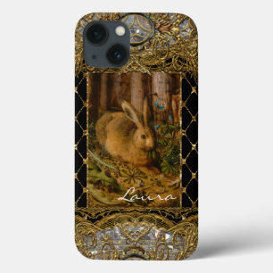 Case-Mate iPhone Case Lapin de Lil dans le monogramme de jardin