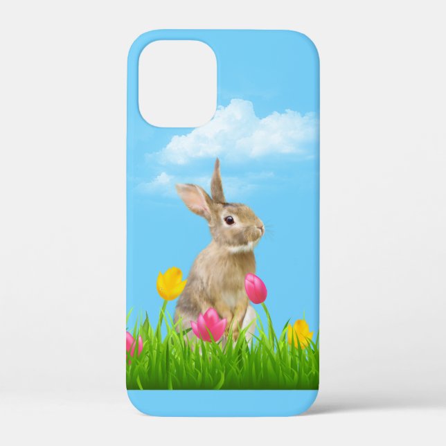 Coques Case-Mate iPhone Lapin en Tulipes (Verso)