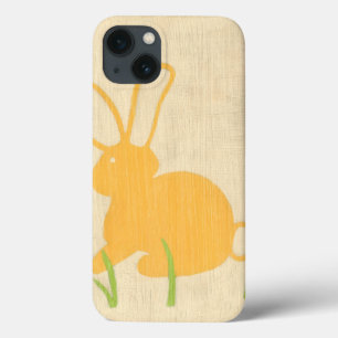 Case-Mate iPhone Case Lapin jaune et herbe verte par Chariklia Zarris