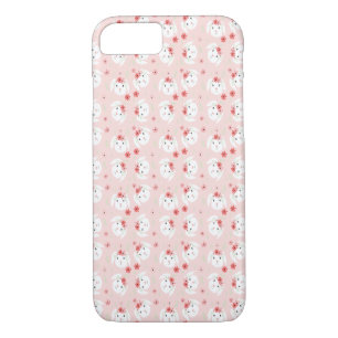 Case-Mate iPhone Case Lapin Lapin Fleur Motif rose