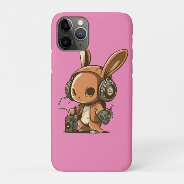 Coques Case-Mate iPhone Lapin Mélodique : Un Voyage Musical (Dos)