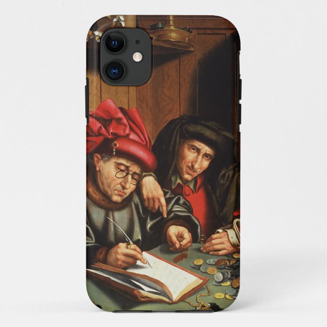 Coques Case-Mate iPhone L'argent Lenders (huile sur le panneau de chêne) (Dos)