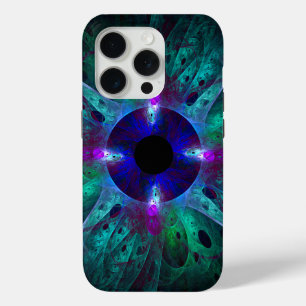Coque iPhone 15 Pro L'art Abstrait des yeux