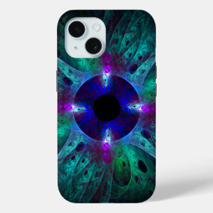 Coque Pour iPhone 15 L'art Abstrait des yeux