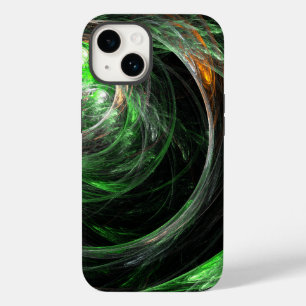 Coque Pour iPhone 14 L'art Abstrait vert du monde entier