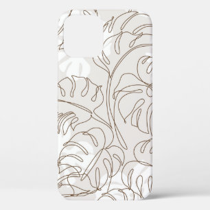 Case-Mate iPhone Case L'art botanique minimal sans couture motif. m trop