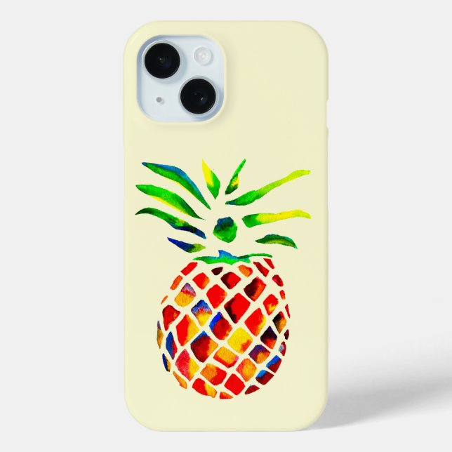 Coques Case-Mate iPhone L'art cool de l'ananas funky (Verso)