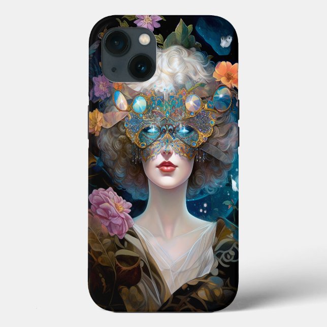 Coques Case-Mate iPhone L'art d'Imaginaire de la dame masquée (Verso)