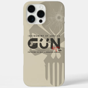 Coques iPhone 16 Pro Max L'art du monogramme de pistolet