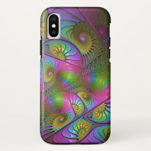 Case-Mate iPhone Case L'Art Fractal Abstrait Lumineux et Coloré
