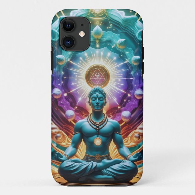 Coques Case-Mate iPhone L'Art Spirituel Du Mandala Sacré (Dos)
