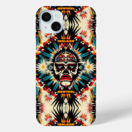 Coque iPhone 15 Mini L'art tribal Boho