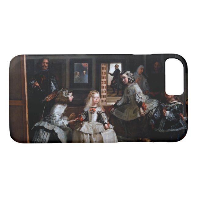 Coques Case-Mate iPhone Las Meninas, Les servantes d'honneur, Diego Velazq (Dos (Horizontal))