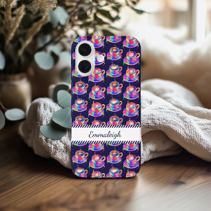 Coques iPhone 16 Latte de café vibrante