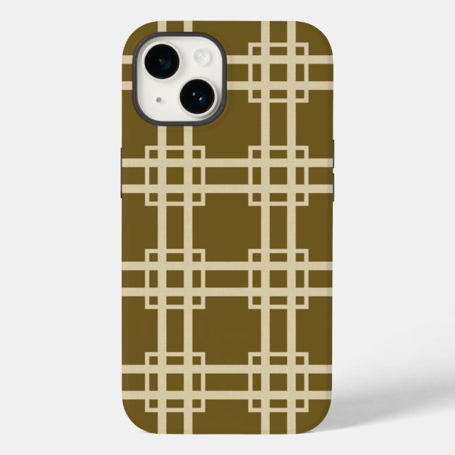 Coques Case-Mate iPhone Lattice d'épices curries (Verso)