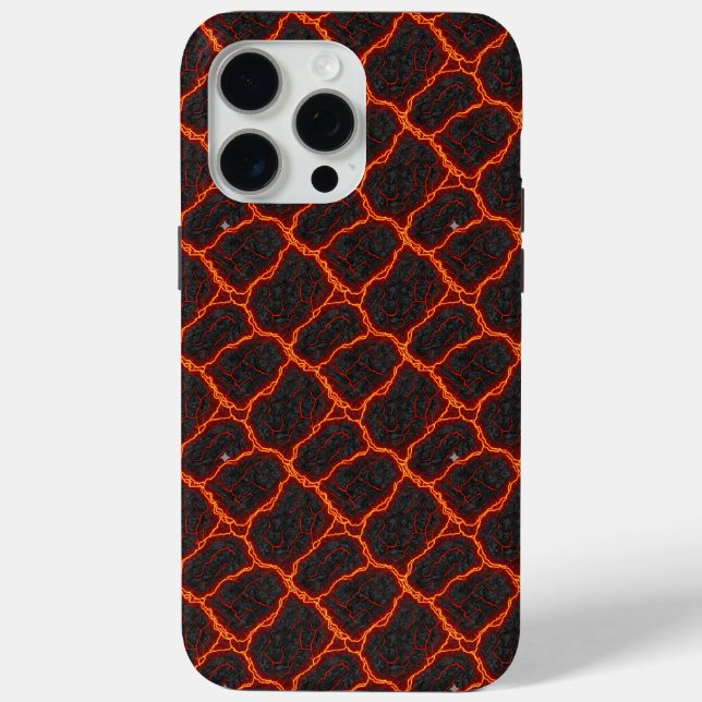 Coques Case-Mate iPhone Lava Flow Seamless Pattern (Verso)