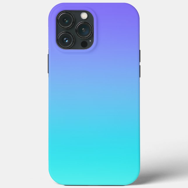 Coques Case-Mate iPhone Lavande à dégradé Turquoise Aqua (Verso)