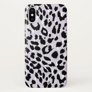 Case-Mate iPhone Case Lavande chic et Poster de animal noir avec points