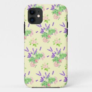 Etui iPhone Case-Mate Lavande nostalgique et Roses sur crème