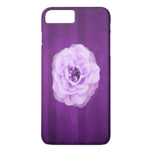 Coque iPhone 8 Plus/7 Plus Lavender Diamond Rose Purple Grunge