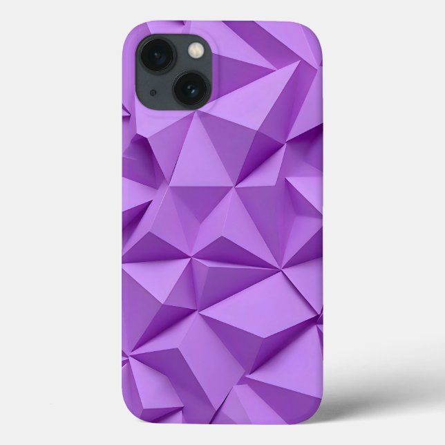 Coques Case-Mate iPhone Lavender Purple iPhone Case Geometric and Chic (Verso)
