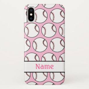 Coques Pour iPhone Le base-ball rose folâtre le cas de l'iPhone 6
