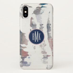Coque Case-Mate Pour iPhone Le blanc du monogramme   cultivent